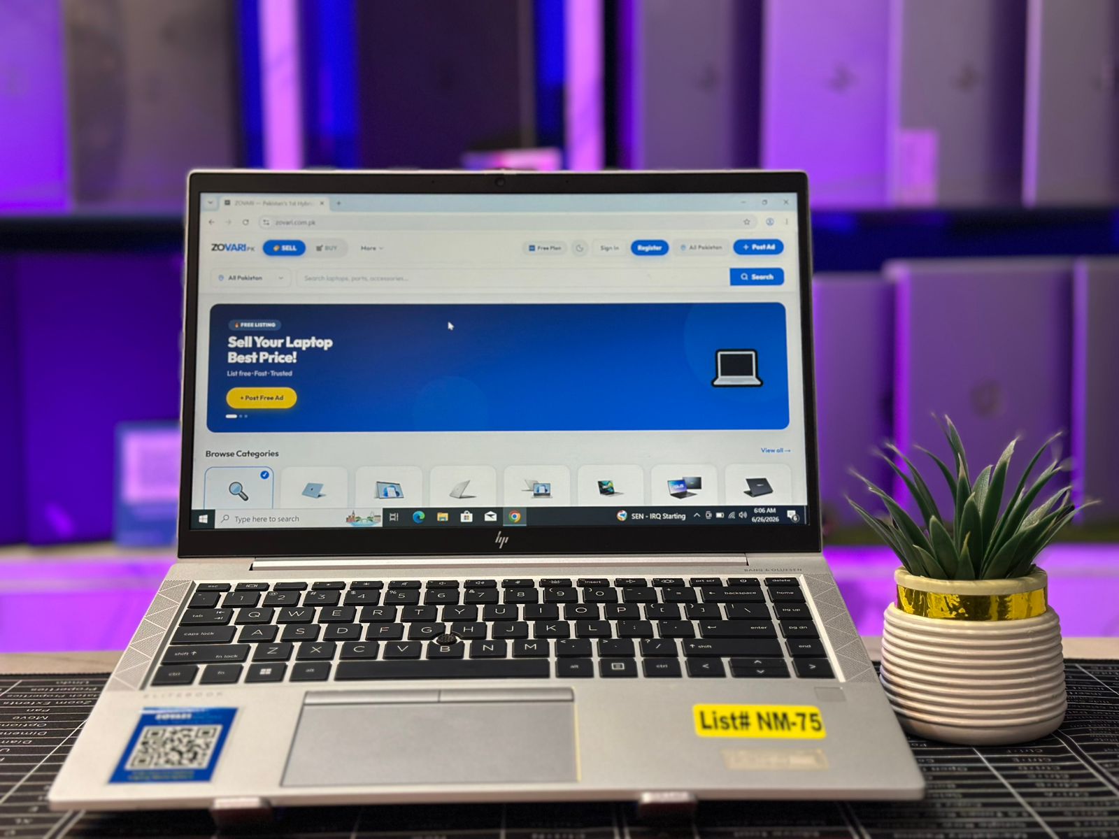 Hp Elitebook 845 g8, Hexa Core, 11th gen, Used | Good Condition | Cosmetic Touches